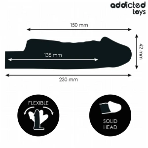 ADDICTED TOYS - EXTENSION DE PÃNIS TRANSPARENTE TAILLE S 23 CM